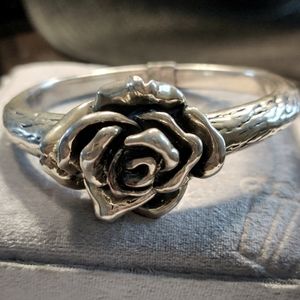 925 STERLING SILVER TAXCO MEXICAN BANGLE BRACELET